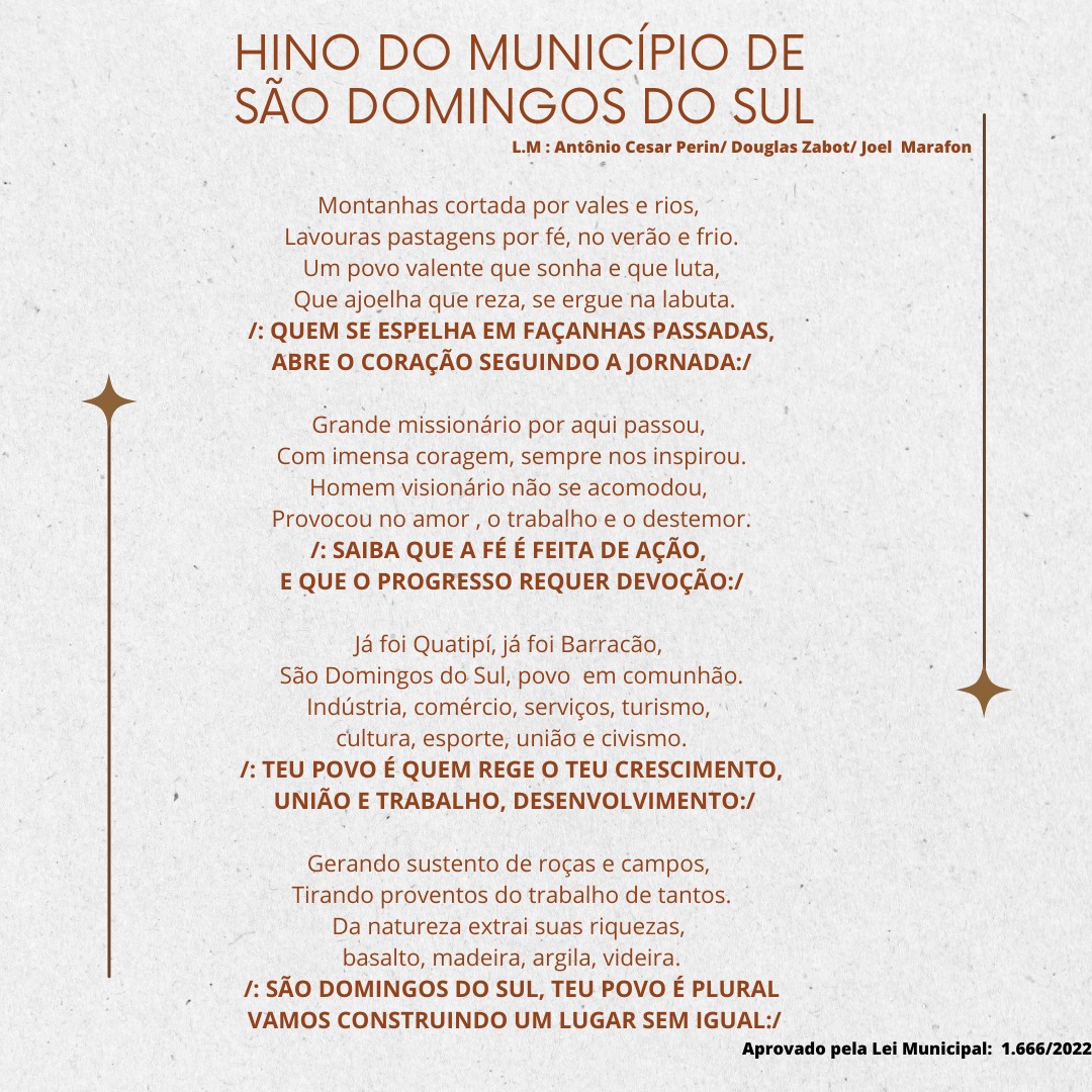 Hino Municipal - Texto